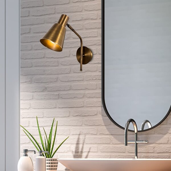 Kinkiet w kolorze złota ø 15 cm Kem – Opviq lights