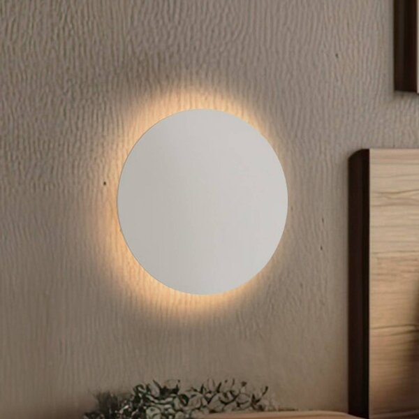 Kinkiet Luna TK Lighting, możliwość ściemniania, kremowy / amber, salon / jadalnia, metal