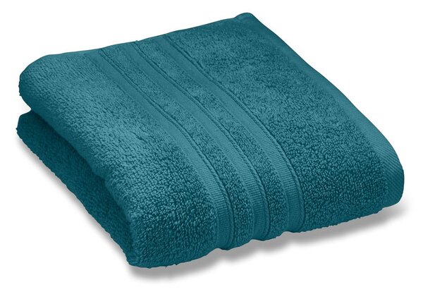 Zielononiebieski bawełniany ręcznik frotte 50x85 cm Zero Twist – Catherine Lansfield