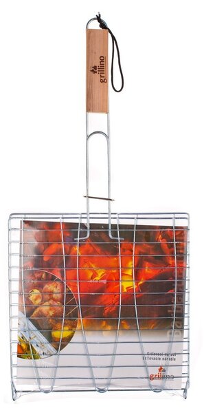 Happy Green Ruszt do grilla na 3 ryby BBQ, 54x27x27cm