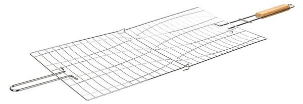 Happy Green Ruszt do grilla na 3 ryby BBQ, 54x27x27cm