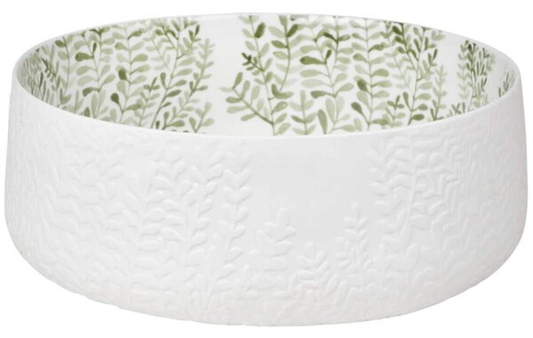 Biała porcelanowa misa ÚPONKY