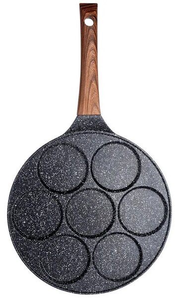 Granitowa patelnia do smażenia 7 jajek E1-H03