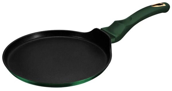 Zielona granitowa patelnia do naleśników 25cm R8-G55
