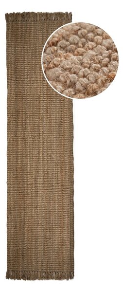 Chodnik z juty tkany ręcznie 60x150 cm Jute Boucle – Flair Rugs