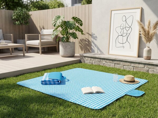 Składana mata plażowa na piknik PIKNIX 145x200 cm - różne kolory Kolor: Pomarańczowy