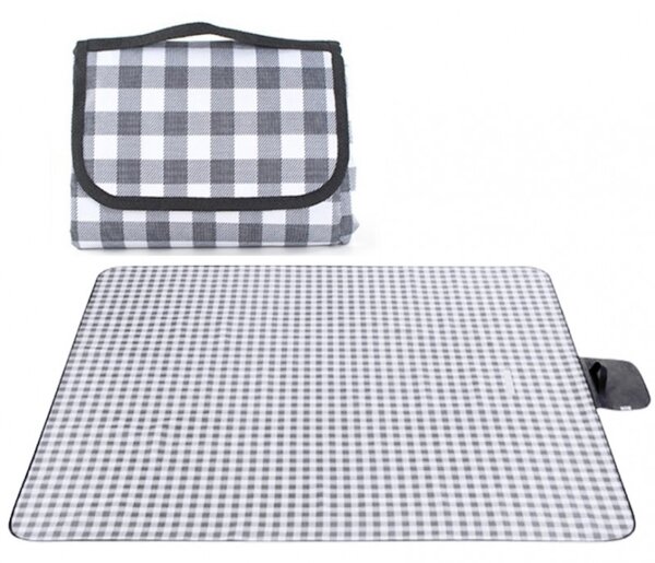 Składana mata plażowa na piknik PIKNIX 145x200 cm - różne kolory Kolor: Pomarańczowy