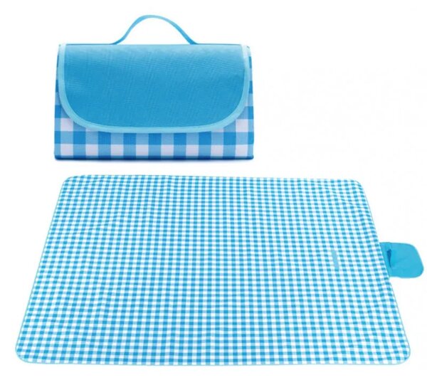 Składana mata plażowa na piknik PIKNIX 145x200 cm - różne kolory Kolor: Pomarańczowy