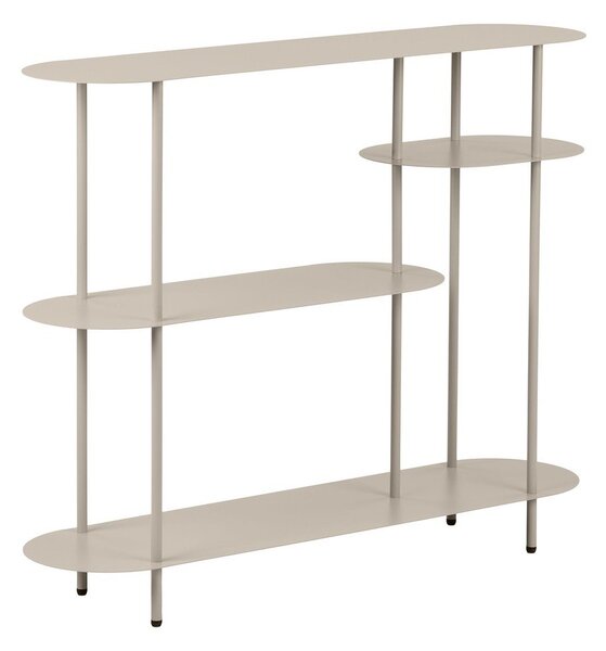 Beżowy metalowy regał 118x97x31 cm Rieti – House Nordic