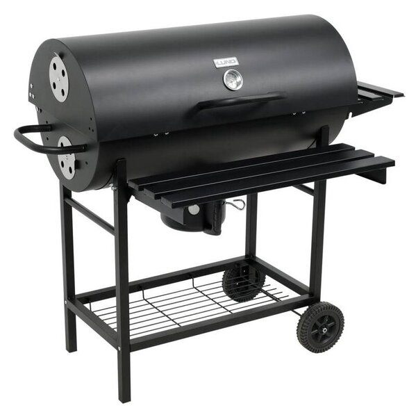 Grill ogrodowy węglowy LUND 99900 Zamykany, beczka, termometr, popielnik