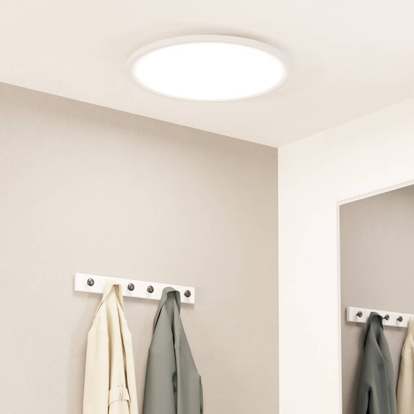 EGLO connect Inteligentna lampa sufitowa Sarsina-Z, możliwość ściemniania, biały / opal, salon / jadalnia, aluminium, nowoczesny
