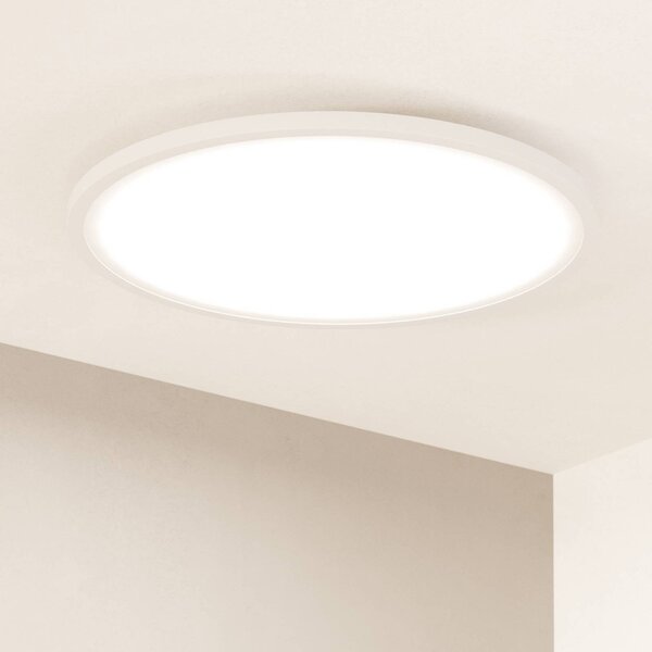 EGLO connect Inteligentna lampa sufitowa Sarsina-Z, możliwość ściemniania, biały / opal, salon / jadalnia, aluminium, nowoczesny