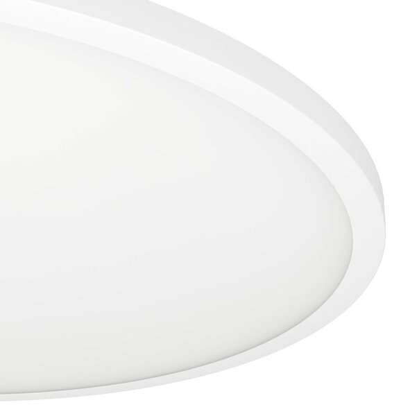 EGLO connect Inteligentna lampa sufitowa Sarsina-Z, możliwość ściemniania, biały / opal, salon / jadalnia, aluminium, nowoczesny