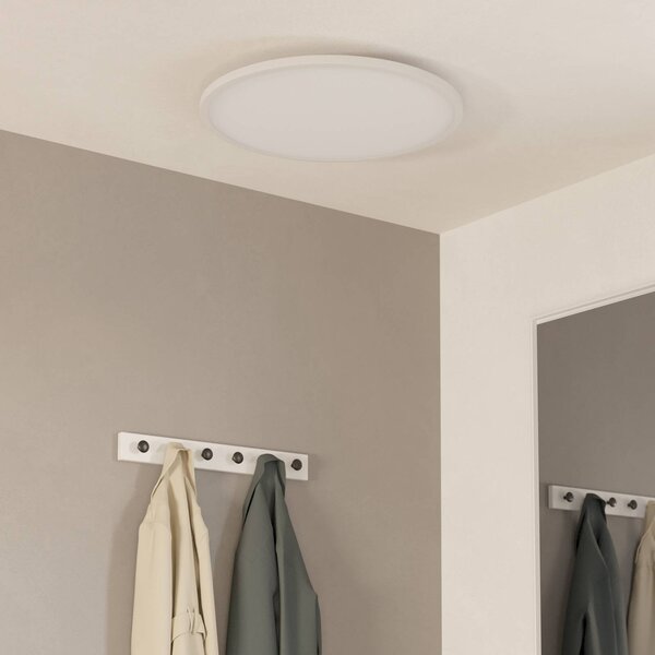 EGLO connect Inteligentna lampa sufitowa Sarsina-Z, możliwość ściemniania, biały / opal, salon / jadalnia, aluminium, nowoczesny