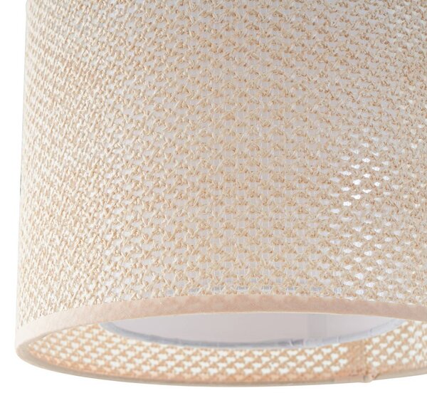 Lampa wisząca Soula Lindby, możliwość ściemniania, kremowy / amber, salon / jadalnia, tworzywo sztuczne, dworkowy / rustykalny