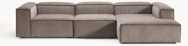 Narożna sofa modułowa ze sztruksu Lennon (4-osobowa)