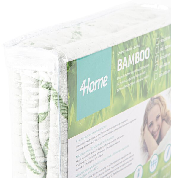 4Home Bamboo Wodoodporny ochraniacz na materac z gumką, 140 x 200 cm, 140 x 200 cm