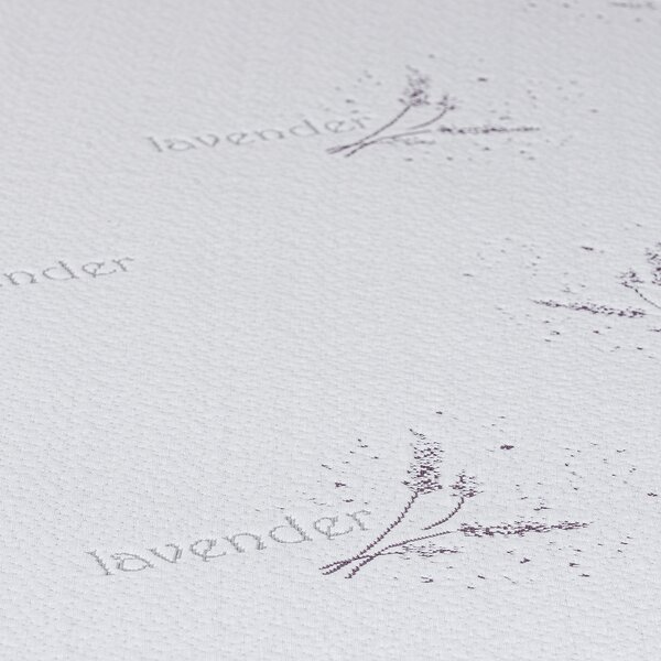 4Home Lavender Wodoodporny ochraniacz na materac z lamówką, 90 x 200 cm + 30 cm, 90 x 200 cm