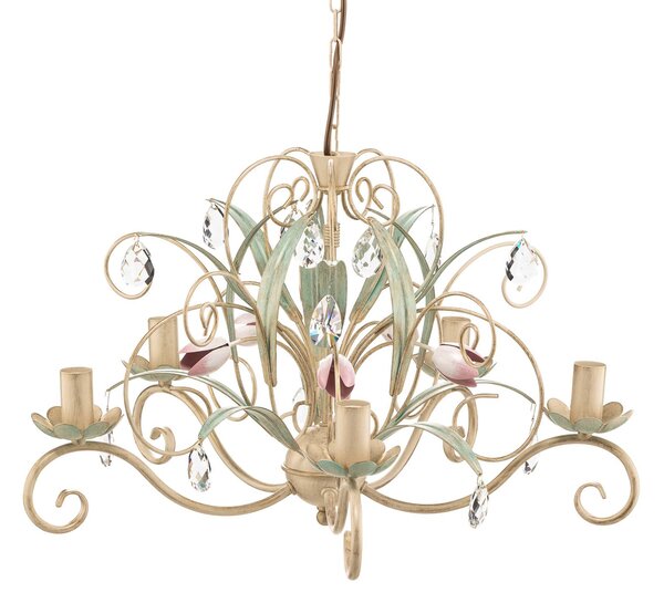Żyrandol Luce Luminex, możliwość ściemniania, salon / jadalnia, metal, florentyński