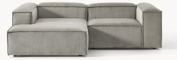 Narożna sofa modułowa ze sztruksu Lennon (2-osobowa)