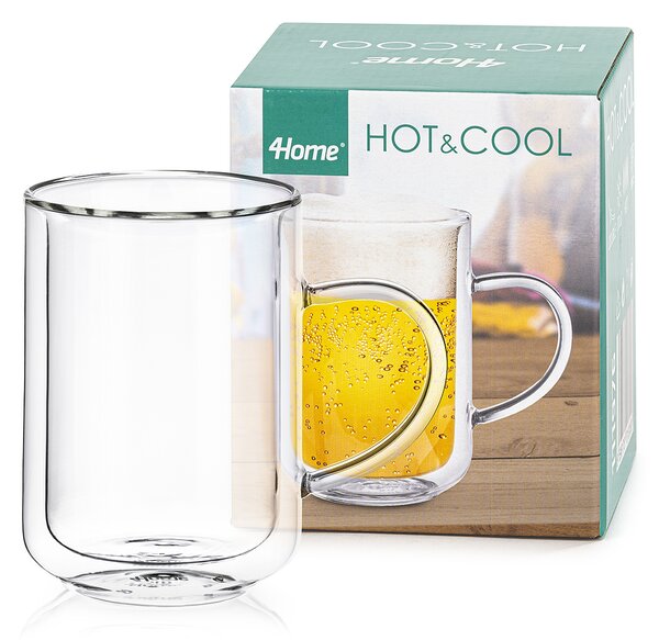 4Home Szklanka termiczna Beer classic Hot&Cool 550 ml, 1 szt