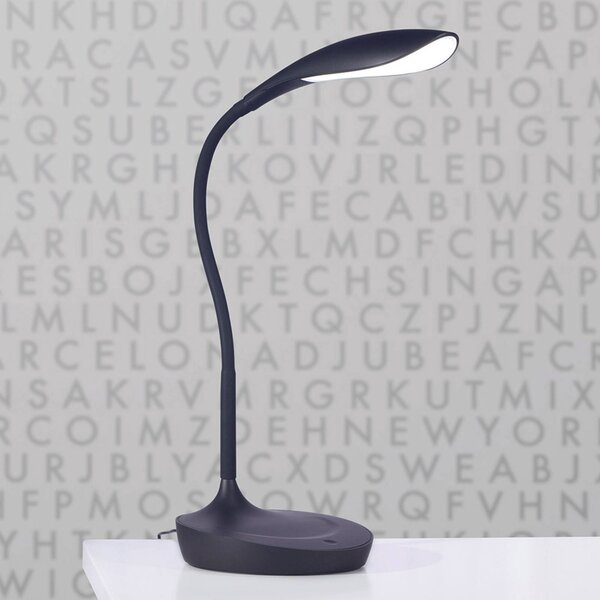 Markslöjd Lampa stołowa LED Swan, czarna