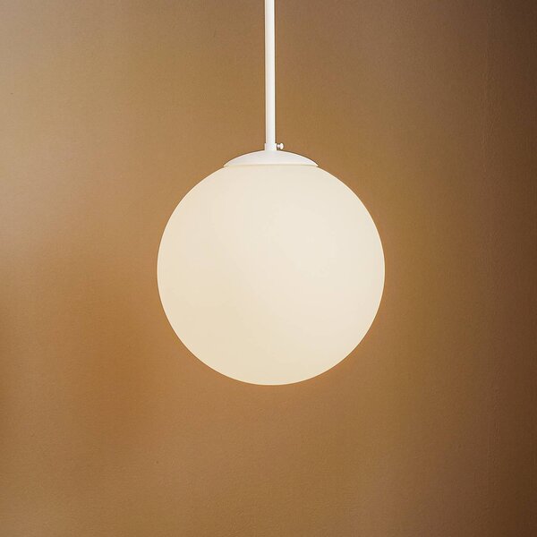 Lampa wisząca Dione ALDEX, możliwość ściemniania, biały / opal, salon / jadalnia, szkło, nowoczesny