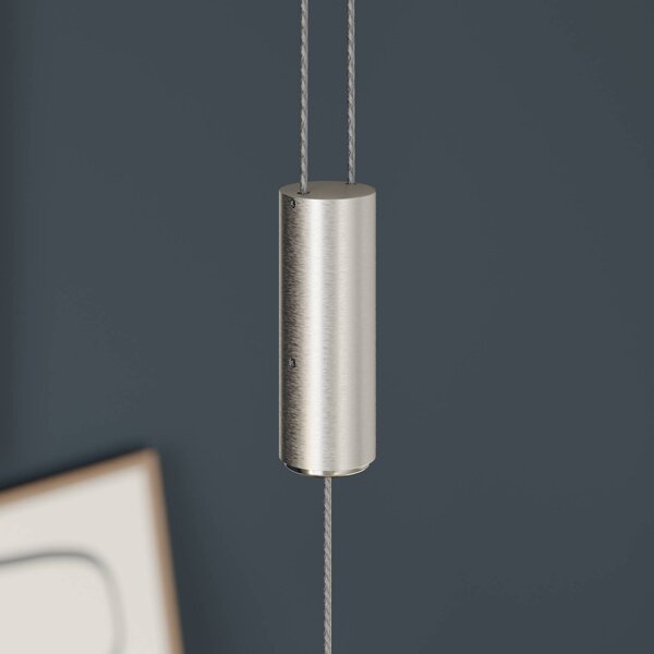 Lampa wisząca Alin Quitani, możliwość ściemniania, jasne drewno, salon / jadalnia, drewno, nowoczesny
