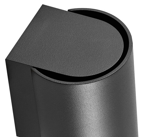 Deko-Light Kinkiet zewnętrzny CAN, możliwość ściemniania, czarny, aluminium
