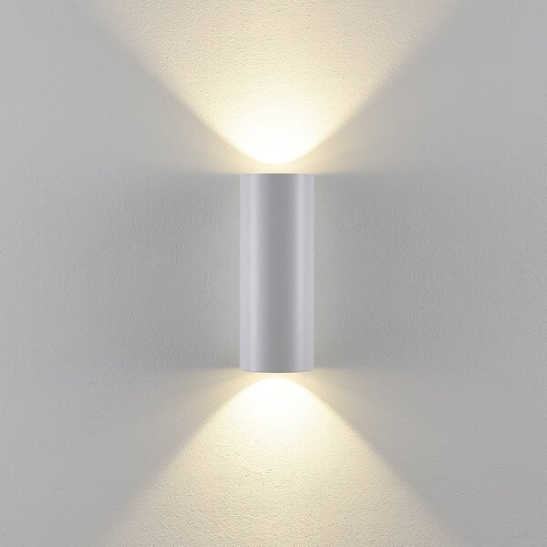 Deko-Light Kinkiet zewnętrzny CAN, możliwość ściemniania, biały / opal, aluminium