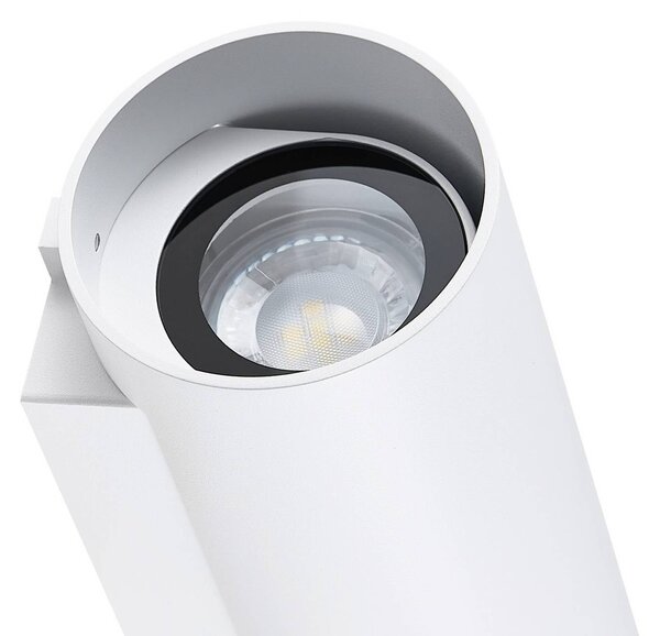 Deko-Light Kinkiet zewnętrzny CAN, możliwość ściemniania, biały / opal, aluminium