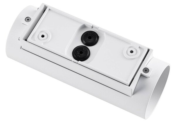 Deko-Light Kinkiet zewnętrzny CAN, możliwość ściemniania, biały / opal, aluminium