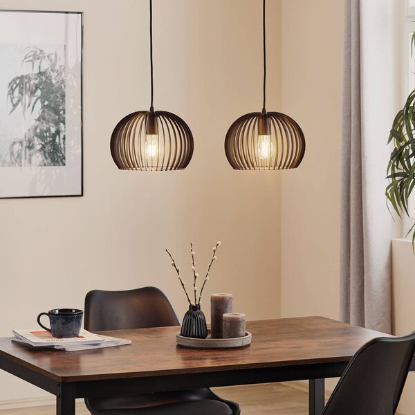 Lampa wisząca Larus TEMAR LIGHTING, możliwość ściemniania, czarny, salon / jadalnia, metal, nowoczesny