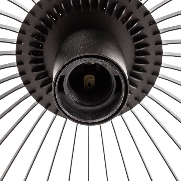 Lampa wisząca Larus TEMAR LIGHTING, możliwość ściemniania, czarny, salon / jadalnia, metal, nowoczesny