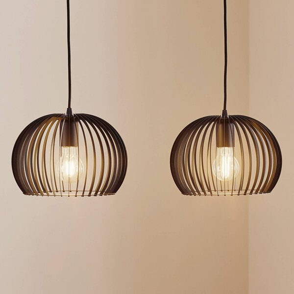Lampa wisząca Larus TEMAR LIGHTING, możliwość ściemniania, czarny, salon / jadalnia, metal, nowoczesny
