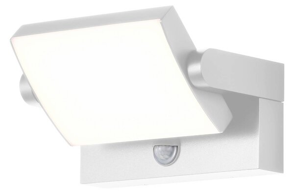 CMD Lampa zewnętrzna z czujnikiem ruchu 9111, biały / opal, aluminium, nowoczesny