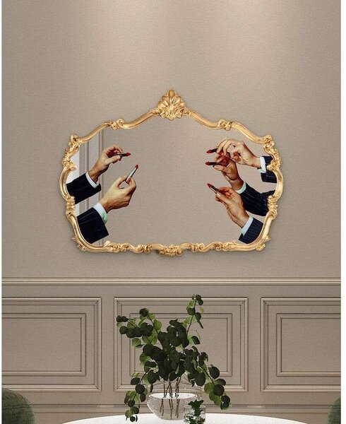 Seletti - Toiletpaper Baroque Mirror Gold