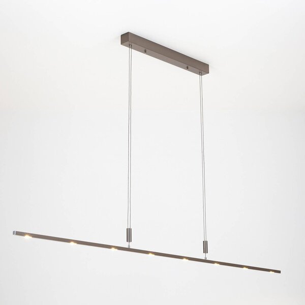 Lampa wisząca Tolu Quitani, możliwość ściemniania, aluminiowy / szary / cynkowy, salon / jadalnia, aluminium, nowoczesny