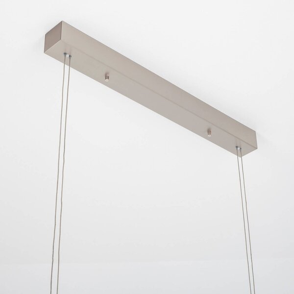 Lampa wisząca Tolu Quitani, możliwość ściemniania, aluminiowy / szary / cynkowy, salon / jadalnia, aluminium, nowoczesny
