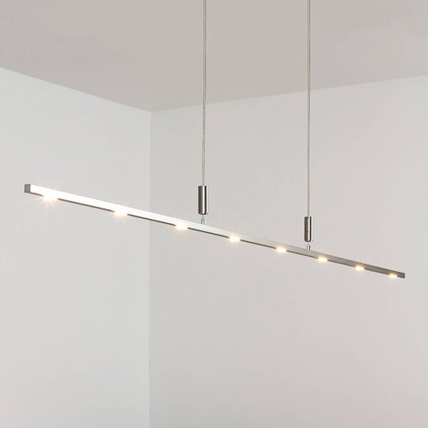 Lampa wisząca Tolu Quitani, możliwość ściemniania, aluminiowy / szary / cynkowy, salon / jadalnia, aluminium, nowoczesny