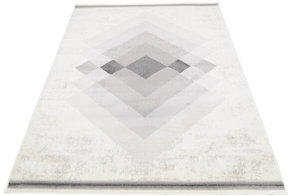 Prostokątny dywan w symetryczny wzór - Amox 6X