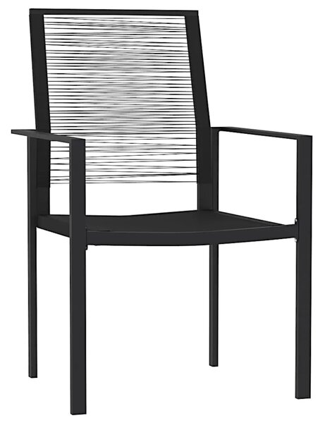 Czarny elegancki zestaw mebli ogrodowych F4-W16