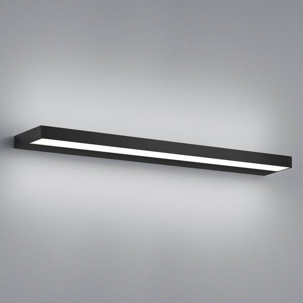 Helestra Kinkiet LED Slate, czarny, łazienka, aluminium, nowoczesny