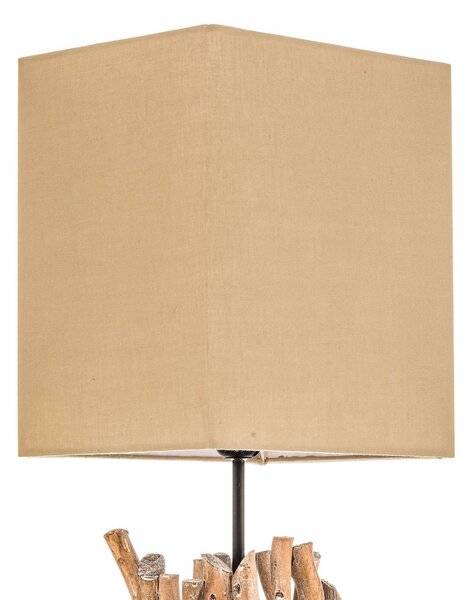 Lampa stojąca Marica ONLI, kremowy / amber, salon / jadalnia, tkanina / materiał / jedwab