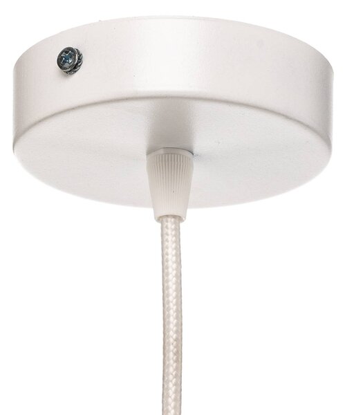 Lampa wisząca Boho Duolla, możliwość ściemniania, kremowy / amber, salon / jadalnia, tkanina / materiał / jedwab, dworkowy / rustykalny