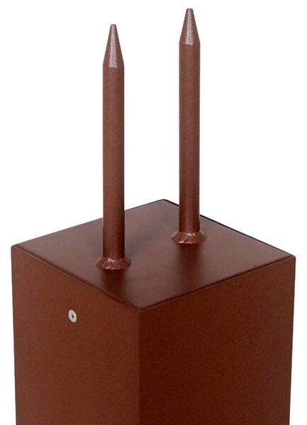 Les Jardins Słupek oświetleniowy LED Tradition Sensor Corten 90cm Tradition, możliwość ściemniania, brązowy / rdzawy, aluminium, nowoczesny