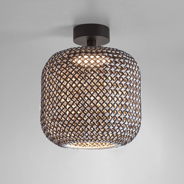 Bover Lampa sufitowa zewnętrzna Nans PF/31 LED, brązowa PF, możliwość ściemniania, brązowy / rdzawy, stal szlachetna, design