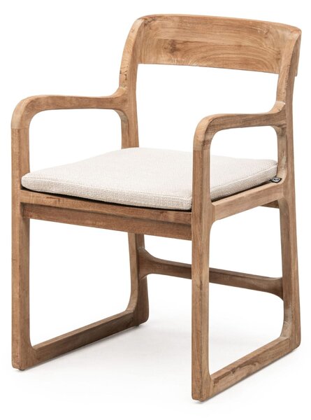 Gommaire - Krzesło ogrodowe z drewna tekowego Sally