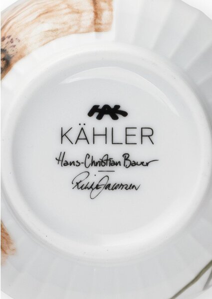 Biały porcelanowy kubek Kähler Design Hammershøi Poppy, 330 ml