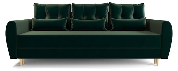 Zielona sofa rozkładana P9-T02